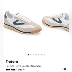 NEW IN BOX TRETORN VINTAGE RAWLINS SNEAKER SIXE 7